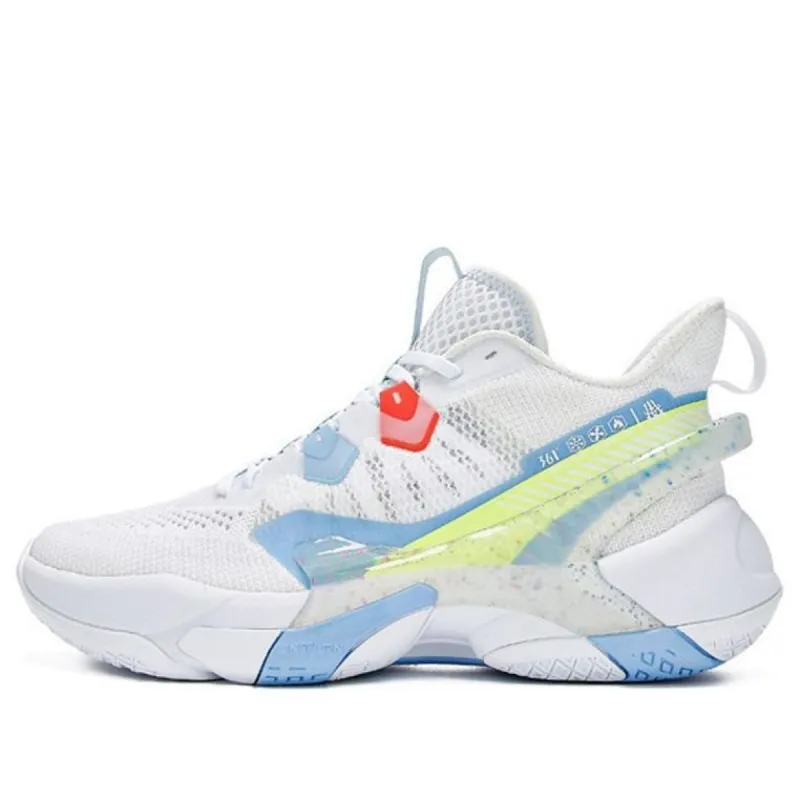 361 Degrees Basketball Shoes 'White Blue' 672021107-1 sold by KicksCrew