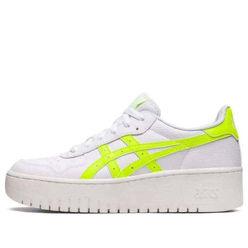 (WMNS) ASICS Japan S PF 'White Safety Yellow' 1202A024-106 sold by KicksCrew