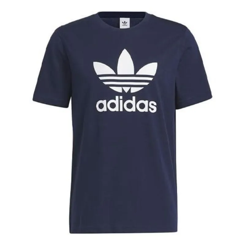 adidas originals Adicolor Classics Trefoil T-Shirt 'Night Indigo' IA4814 sold by KicksCrew