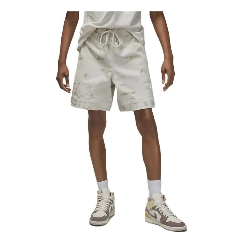 Air Jordan Flight Heritage Logo Shorts 'Beige' DX9724-030 sold by KicksCrew