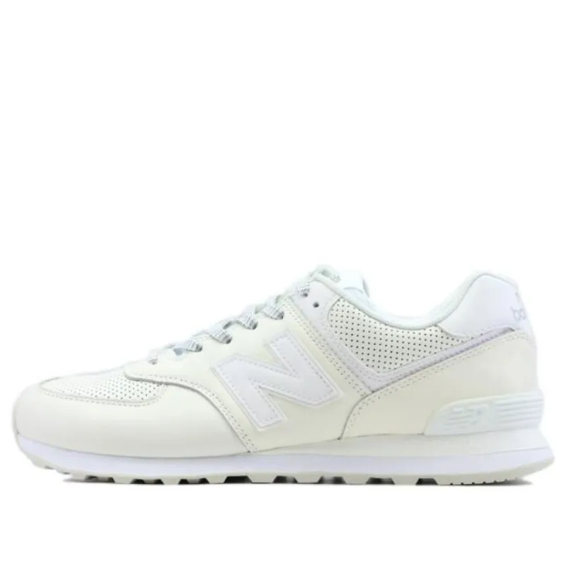 New Balance 574 'Triple White' ML574DAW sold by KicksCrew