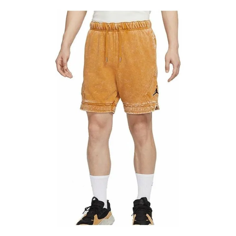 Air Jordan Essentials Washed Fleece Diamond Shorts 'Brown' DR3093-712 sold by KicksCrew