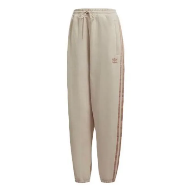 (WMNS) adidas Cuffed Sweatpants 'Linen' GM6699 sold by KicksCrew