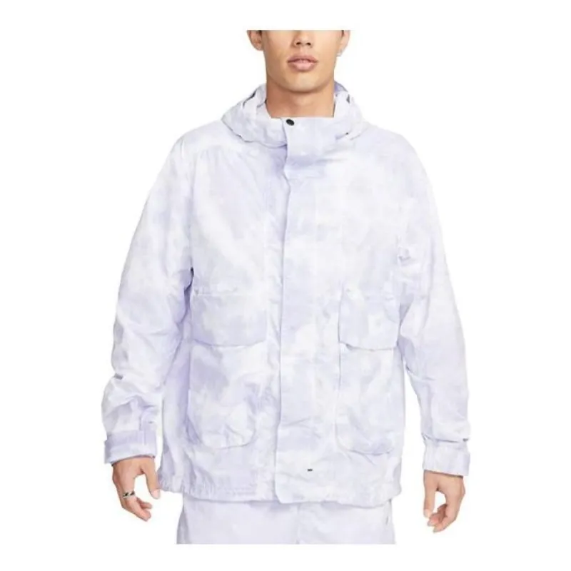 Nike Sportswear Tech Pack Woven Hooded Jacket 'Indigo Haze White' DX0218-519 sold by KicksCrew