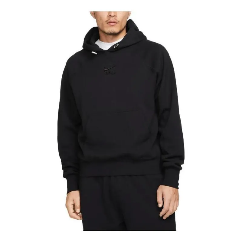 Nike Sportswear Air French Terry Pullover Hoodie 'Black' DV9778-010 sold by KicksCrew
