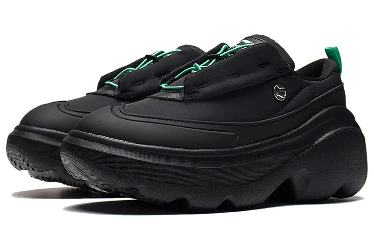 (WMNS) Li-Ning Puff Platform 'Black Green' AZGS072-2 sold by KicksCrew product image thumbnail 3