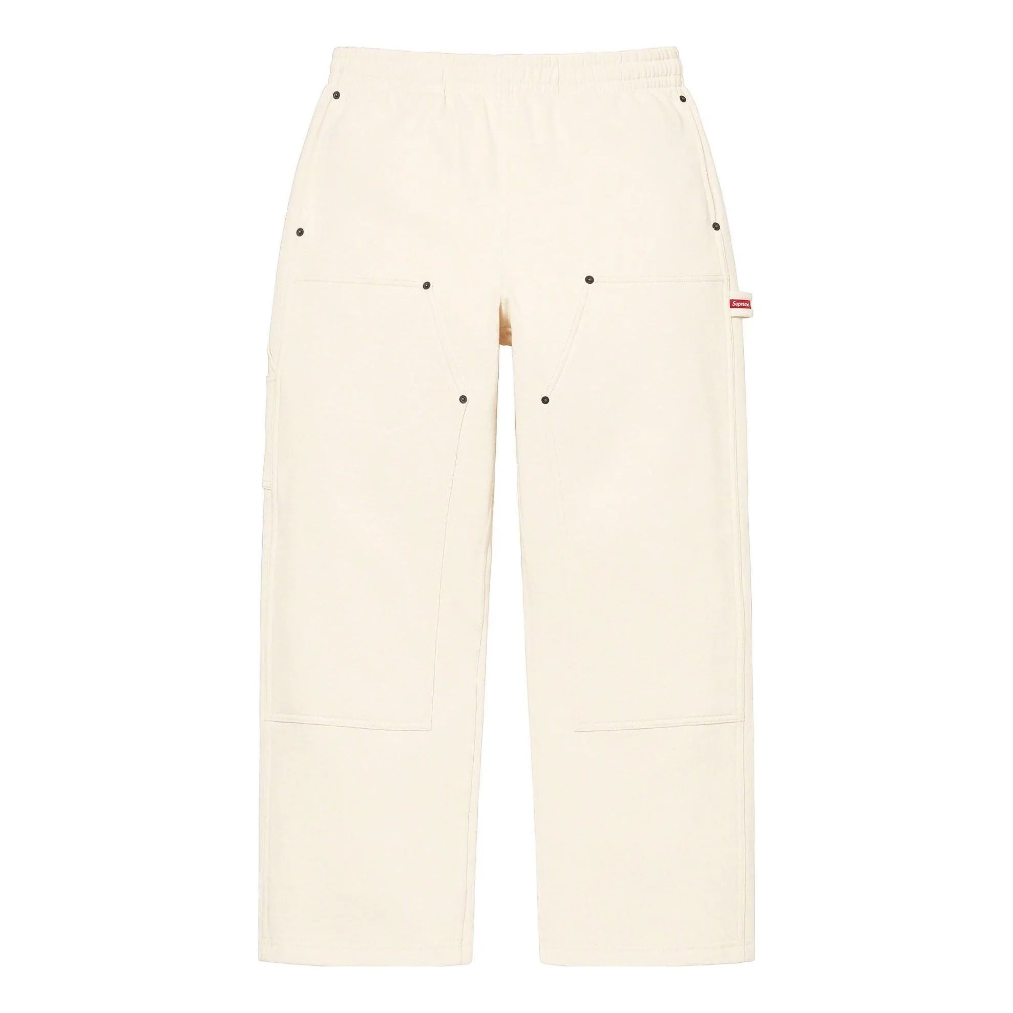 Supreme Double Knee Painter Sweatpants 'White' SUP-SS23-147 sold by KicksCrew