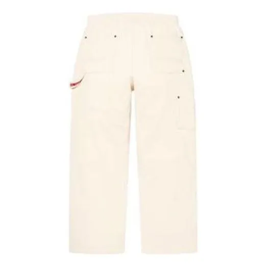 Supreme Double Knee Painter Sweatpants 'White' SUP-SS23-147 sold by KicksCrew product image thumbnail 2