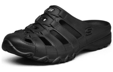 (WMNS) Skechers Speedsters-Meander Sandal 'Pure Black' 111202-BBK sold by KicksCrew