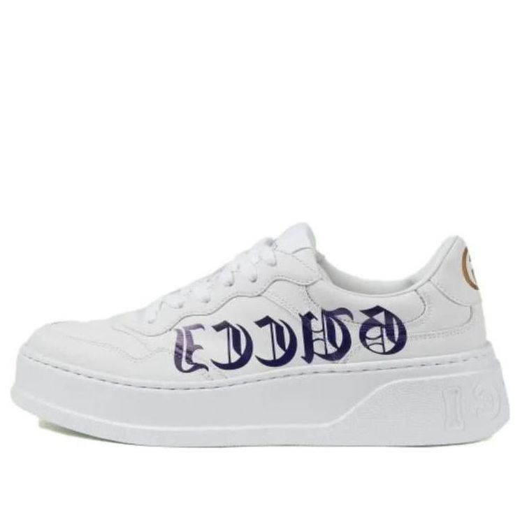 (WMNS) GUCCI Blooming Love Sneakers 'White Black' 708267-UPG70-9000 sold by KicksCrew