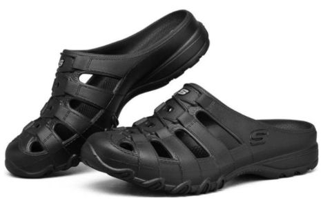 (WMNS) Skechers Speedsters-Meander Sandal 'Pure Black' 111202-BBK sold by KicksCrew