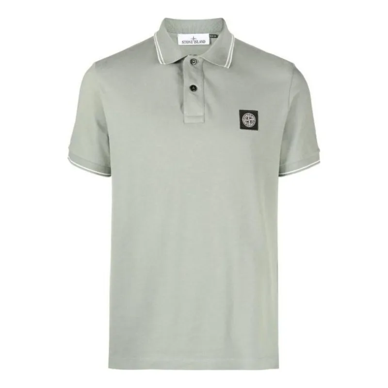 STONE ISLAND Polo Shirt 'Light Green' 79152SC18-V0055 sold by KicksCrew