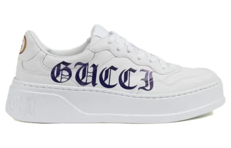 (WMNS) GUCCI Blooming Love Sneakers 'White Black' 708267-UPG70-9000 sold by KicksCrew product image thumbnail 2