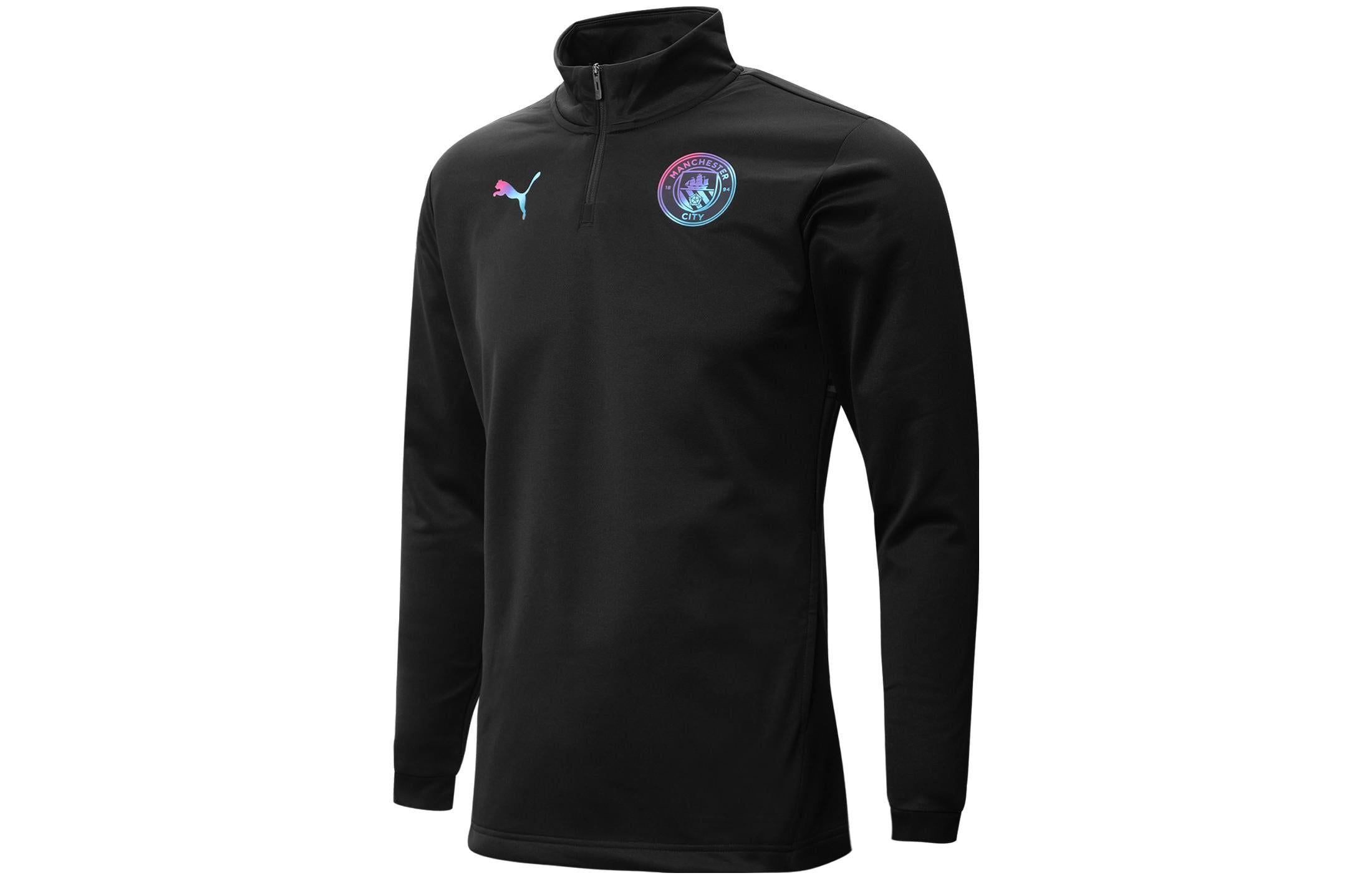 Puma Manchester City Pre Match 1/4 Zip Top 'Black' 765179-03 sold by KicksCrew product image thumbnail 2