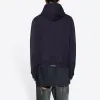 Balenciaga Balenciaga Tab Worn-Out Zip-Up Hoodie 'Black' 697949TMVC21151 sold by KicksCrew