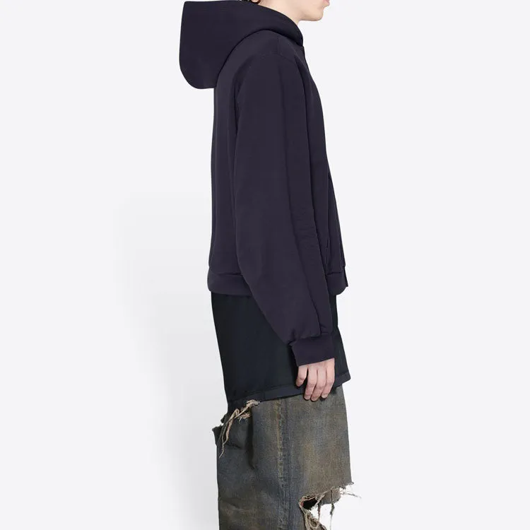 Balenciaga Balenciaga Tab Worn-Out Zip-Up Hoodie 'Black' 697949TMVC21151 sold by KicksCrew product image thumbnail 5