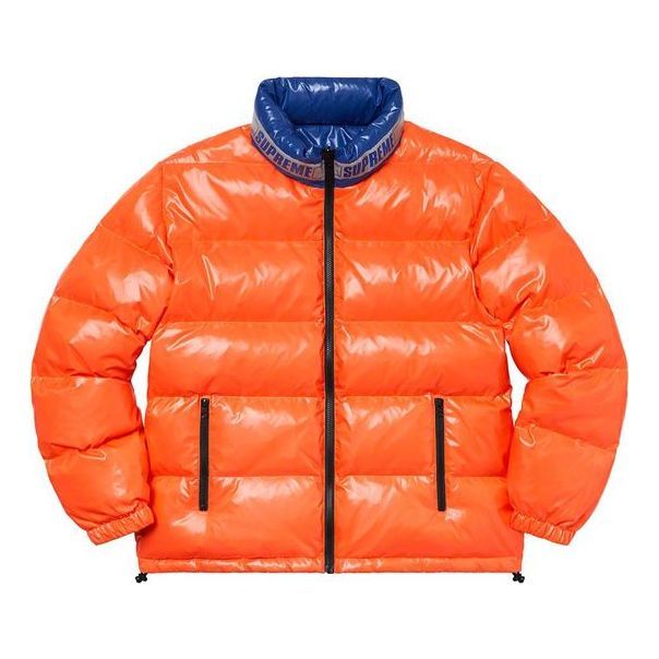 Supreme Shiny Reversible Puffy Jacket 'Blue Orange' SUP-SS20-165 sold by KicksCrew product image thumbnail 2