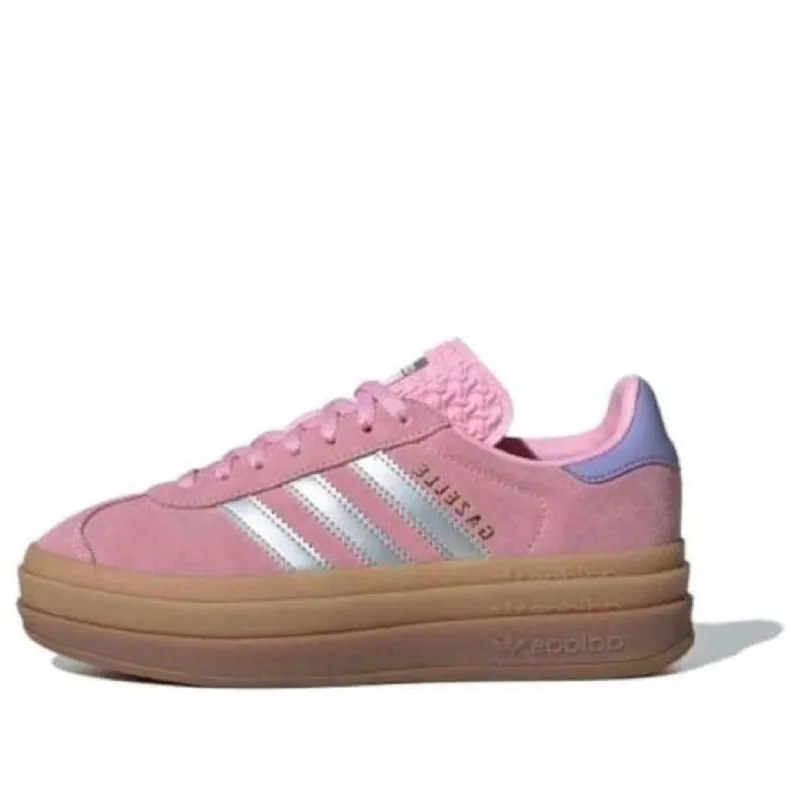 (GS) adidas originals Gazelle Bold 'Pink Brown' JH5539 sold by KicksCrew