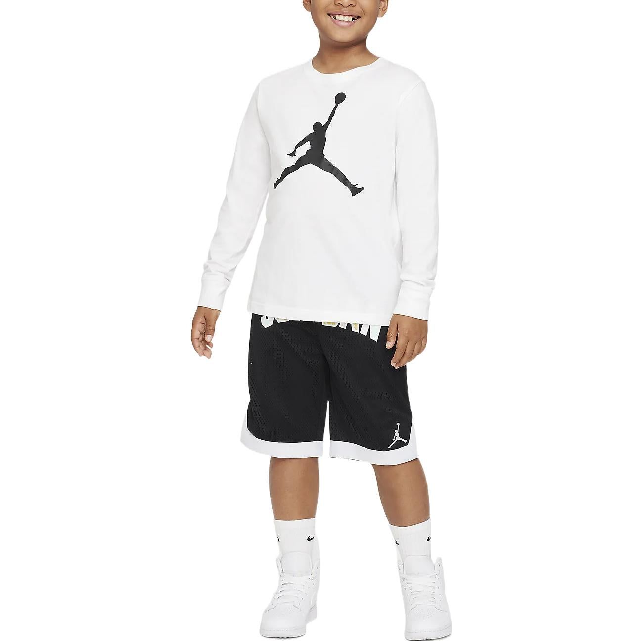 (PS) Air Jordan Sport DNA Mesh Shorts 'Black White' DX8408-010 sold by KicksCrew product image thumbnail 3