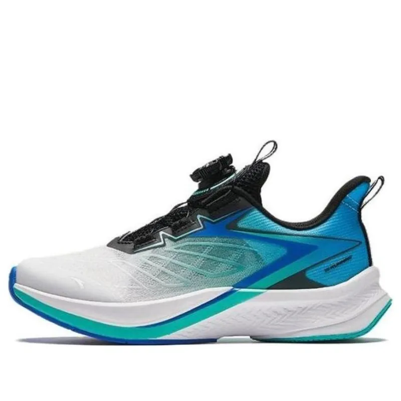 (GS) ANTA Running Series Sneakers 'White Teal Blue' 312425509-4 sold by KicksCrew