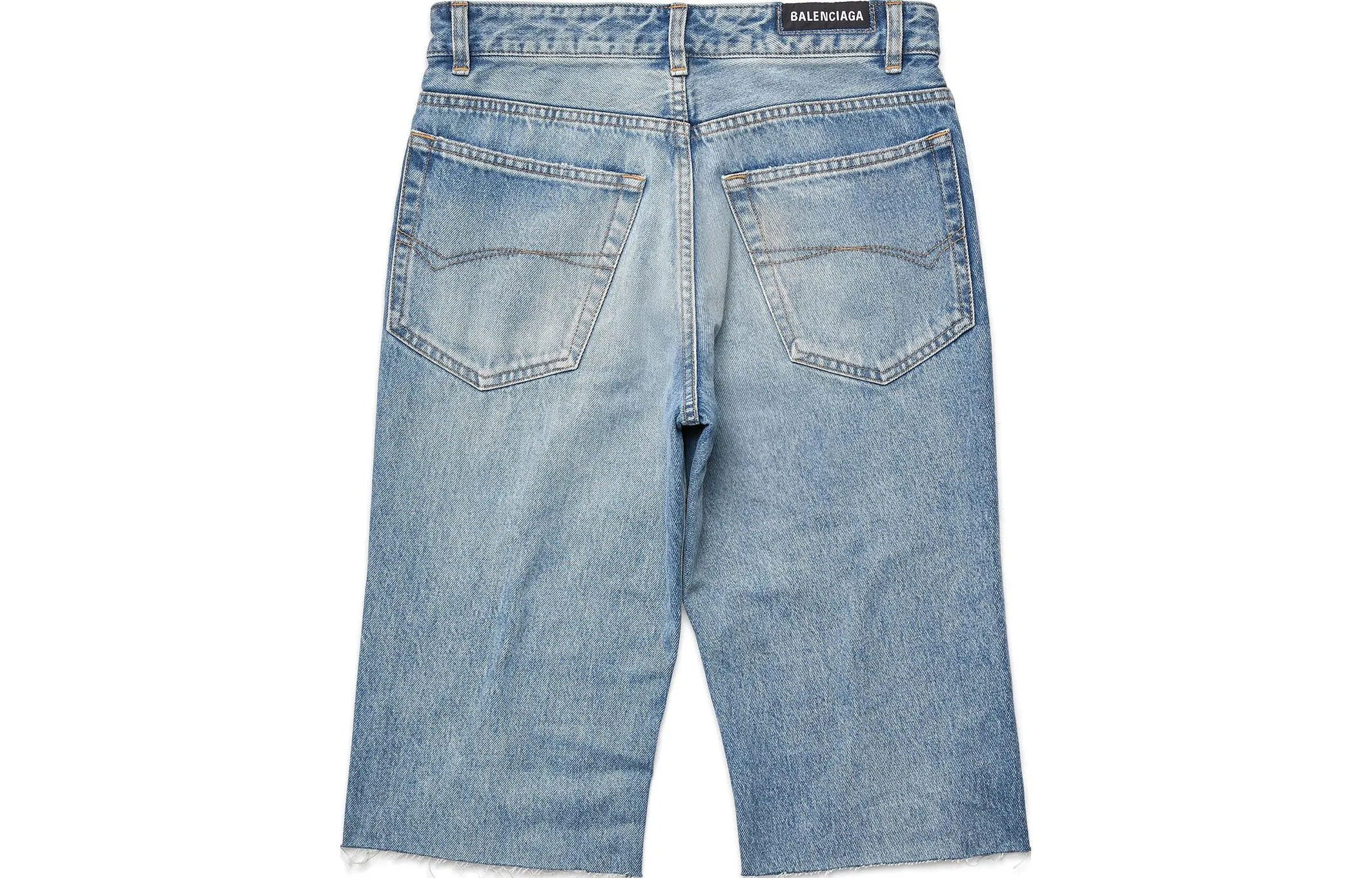 Balenciaga Slim Denim Shorts 'Blue' 753212TDW143341 sold by KicksCrew product image thumbnail 2