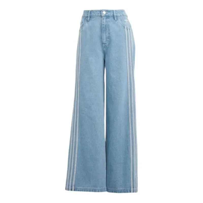 (WMNS) adidas originals Neutral Court Denim Pants 'Blue' IS5249 sold by KicksCrew