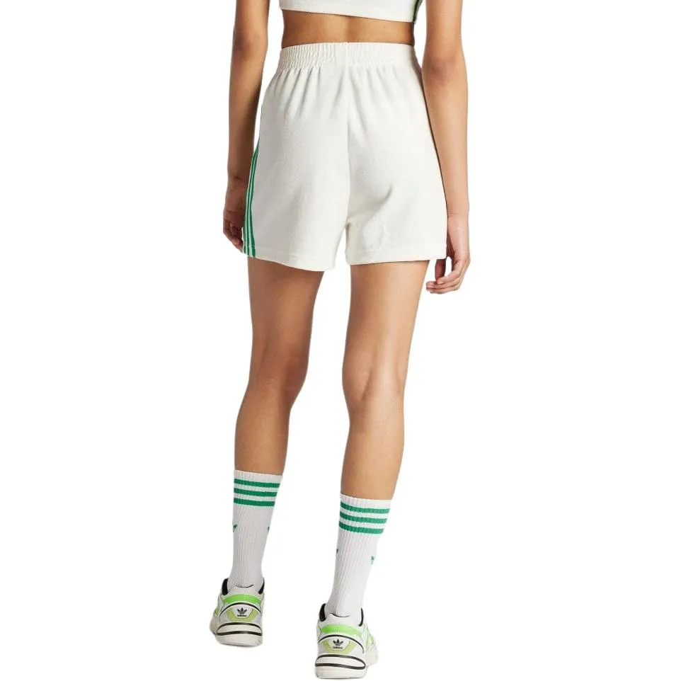 (WMNS) adidas Originals Resort Shorts 'White Green' JH0617 sold by KicksCrew product image thumbnail 3