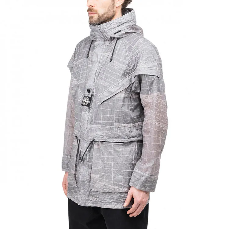 STONE ISLAND Waffen Reflective Windbreaker 'Grey' 741542999-V0063 sold by KicksCrew product image thumbnail 5