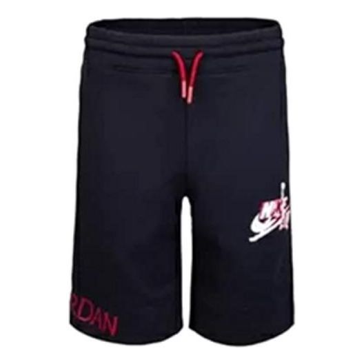 (GS) Air Jordan Jumpman Classics Colorblock Fleece Boys Active Shorts 'Black Red' 957501KK2-1 sold by KicksCrew