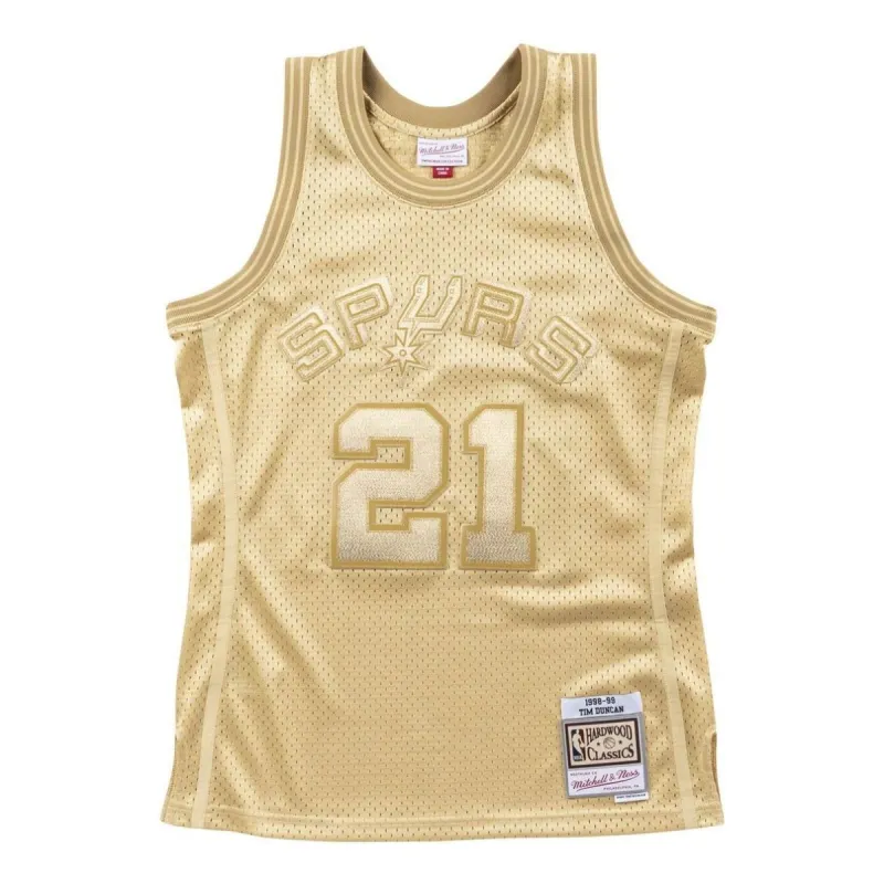 Mitchell & Ness x NBA San Antonio Spurs 1998-99 Swingman Jersey 'Tim Duncan 21' SMJYBW19079-SASMTGD98TDU sold by KicksCrew