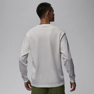 Air Jordan Wordmark Long Sleeve T-Shirt 'White' FJ0703-133 sold by KicksCrew