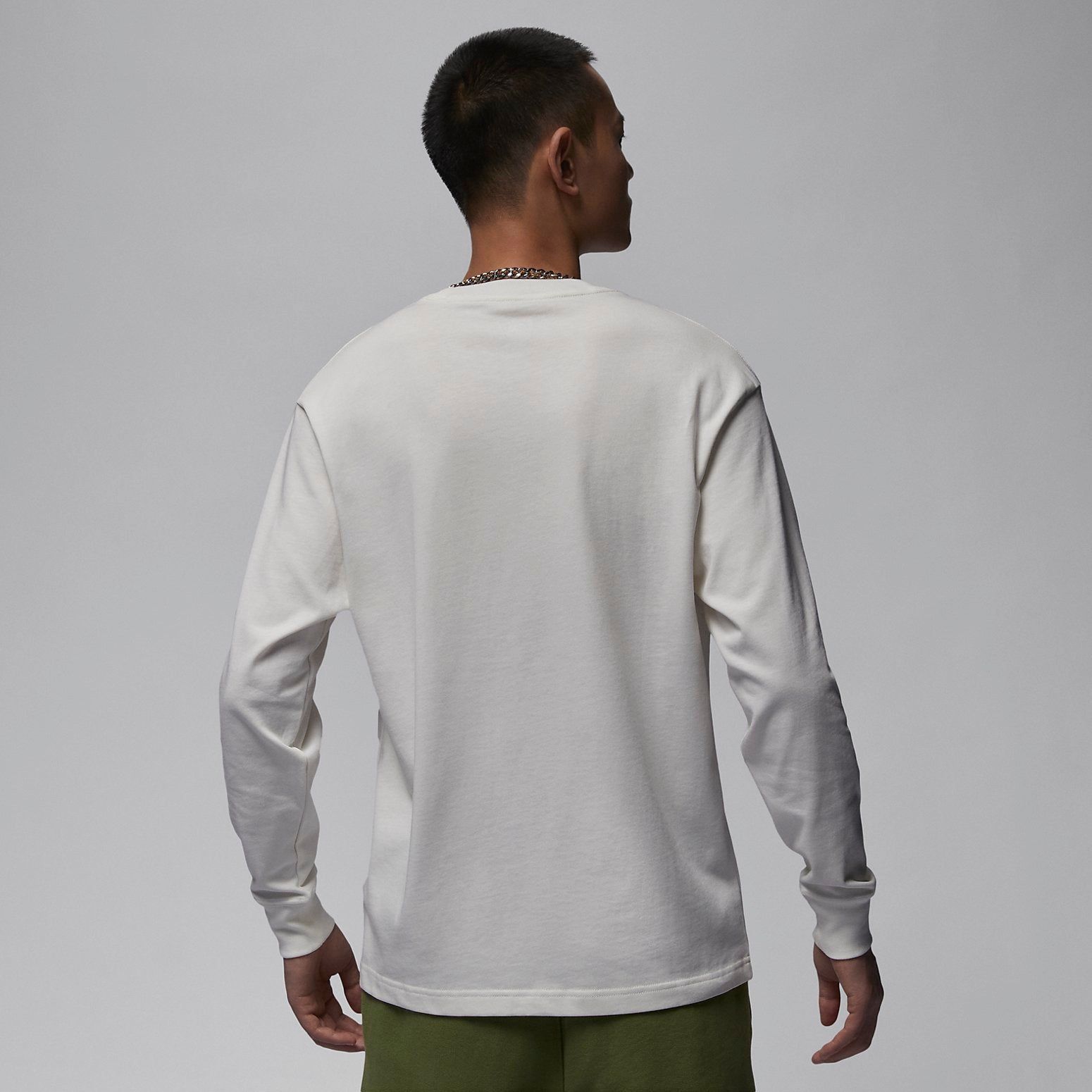 Air Jordan Wordmark Long Sleeve T-Shirt 'White' FJ0703-133 sold by KicksCrew product image thumbnail 3