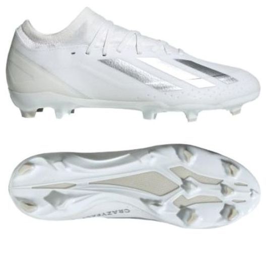 adidas x Crazyfast League FG 'White Silver Metallic' IG9117 sold by KicksCrew product image thumbnail 3