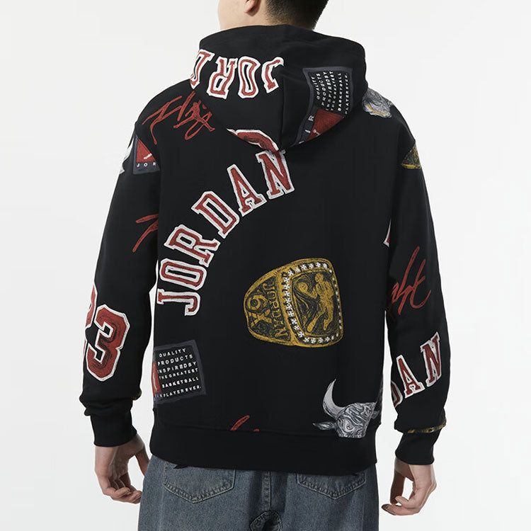 Air Jordan Brooklyn Fleece Pullover Hoodie 'Black' FN4546-010 sold by KicksCrew product image thumbnail 4