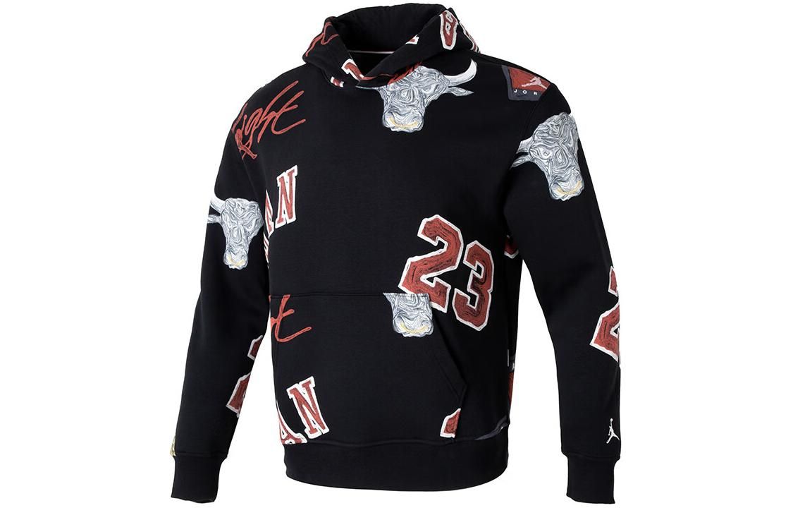 Air Jordan Brooklyn Fleece Pullover Hoodie 'Black' FN4546-010 sold by KicksCrew product image thumbnail 2