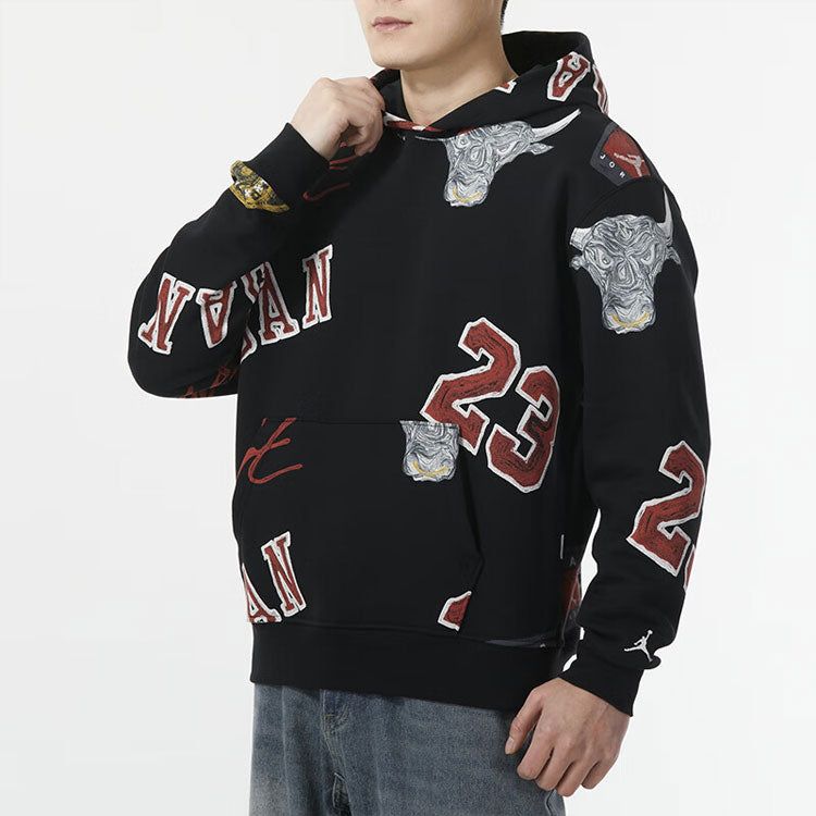 Air Jordan Brooklyn Fleece Pullover Hoodie 'Black' FN4546-010 sold by KicksCrew product image thumbnail 3