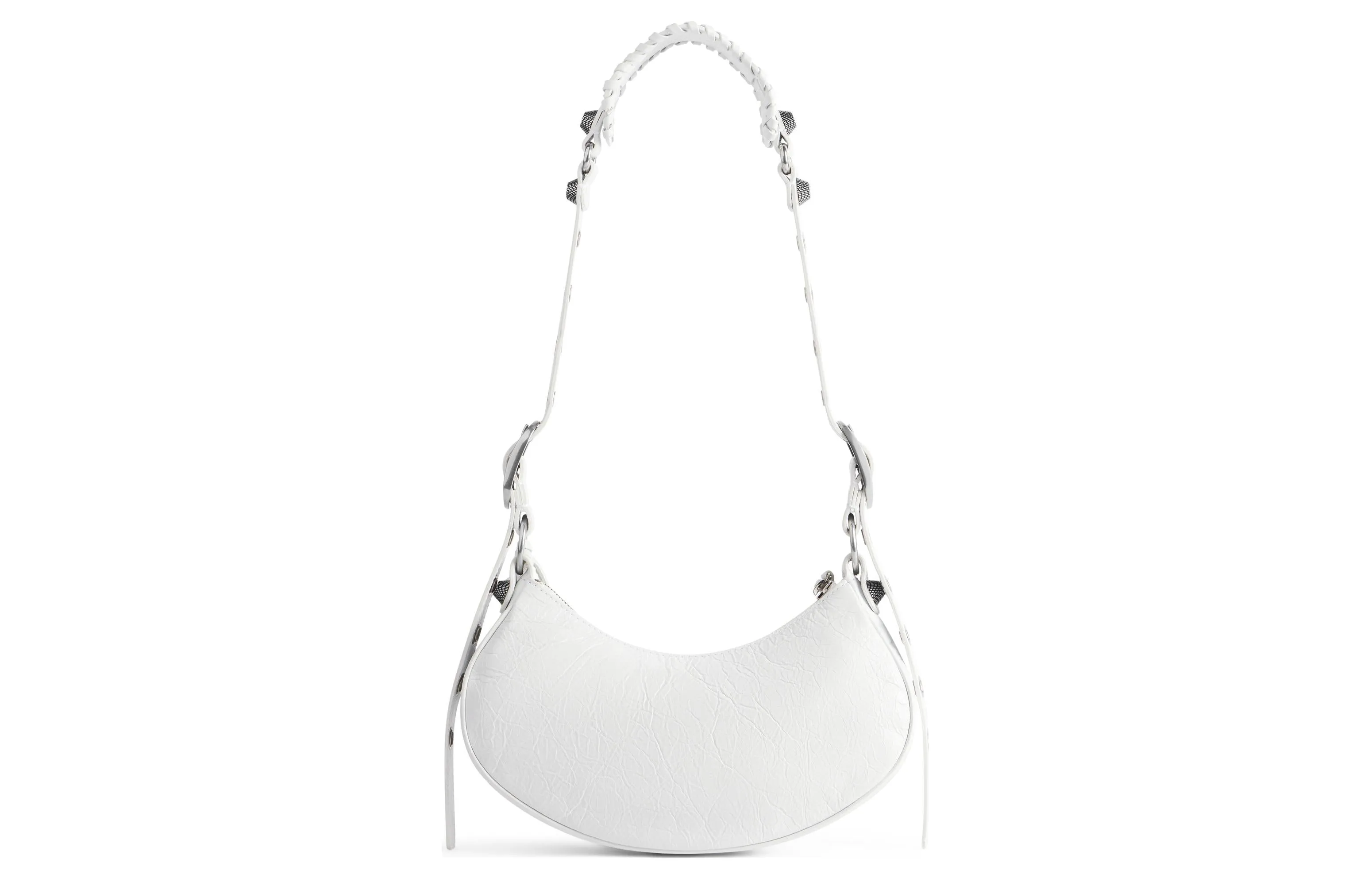(WMNS) Balenciaga Le Cagole Xs Shoulder Bag Diy Metal 'White' 6713092AAXE9066 sold by KicksCrew product image thumbnail 4