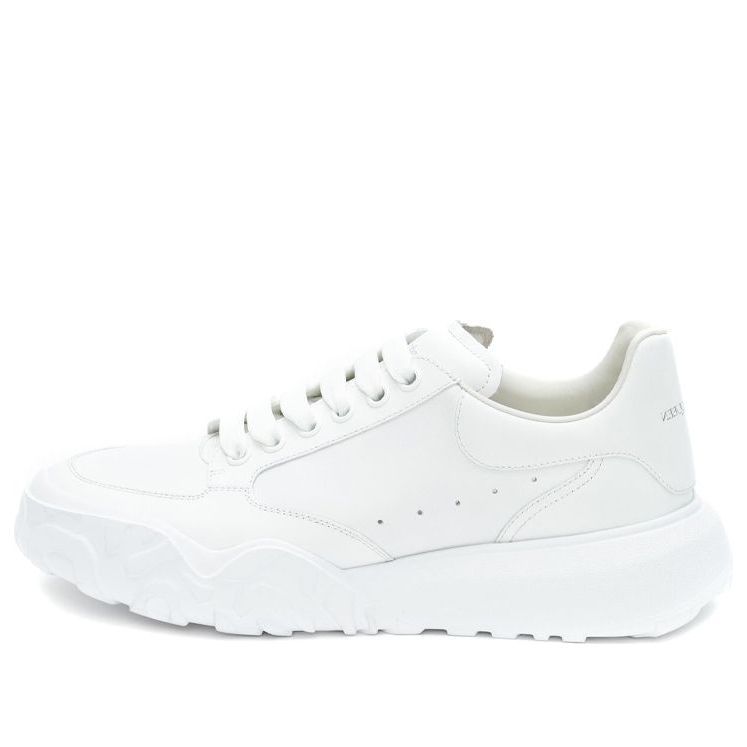 Alexander McQueen Court Trainers 'White Leather' 634619WIA989000 sold by KicksCrew
