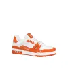LOUIS VUITTON LV Trainers 'White Orange' 1ABOIS sold by KicksCrew