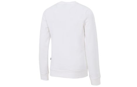 (WMNS) Puma Essential Logo Fleece Crew Neck Sweater 'White' 847678-02 sold by KicksCrew