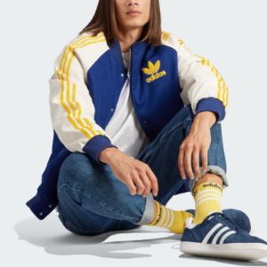 Adidas Originals SST Bomber Jacket 'Blue White' IL2574 sold by KicksCrew