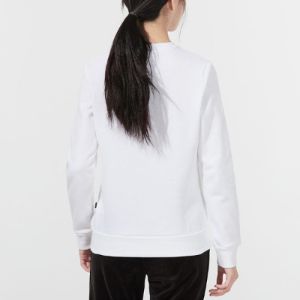 (WMNS) Puma Essential Logo Fleece Crew Neck Sweater 'White' 847678-02 sold by KicksCrew
