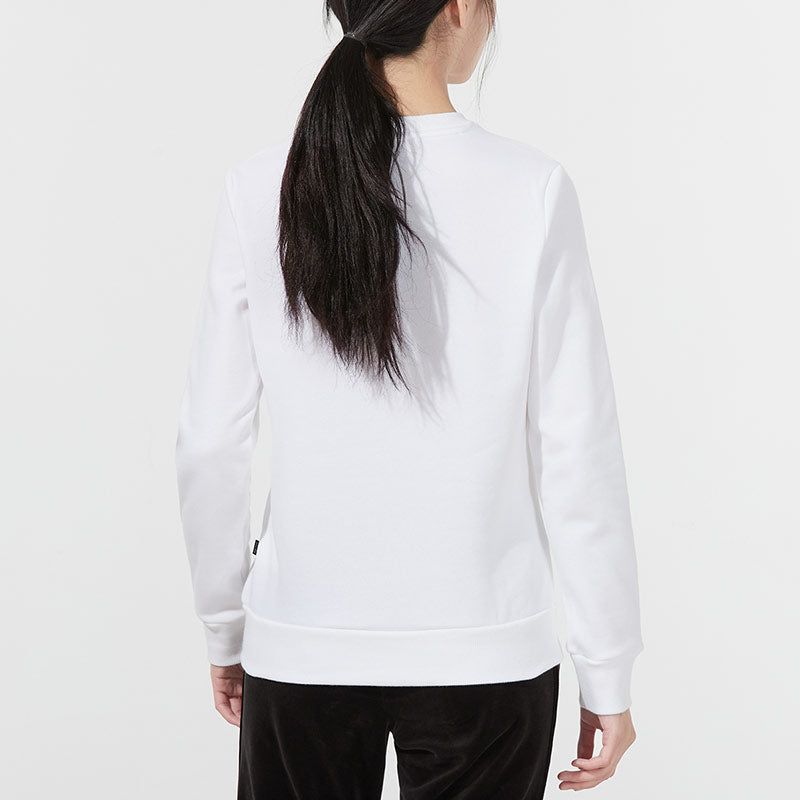 (WMNS) Puma Essential Logo Fleece Crew Neck Sweater 'White' 847678-02 sold by KicksCrew product image thumbnail 4