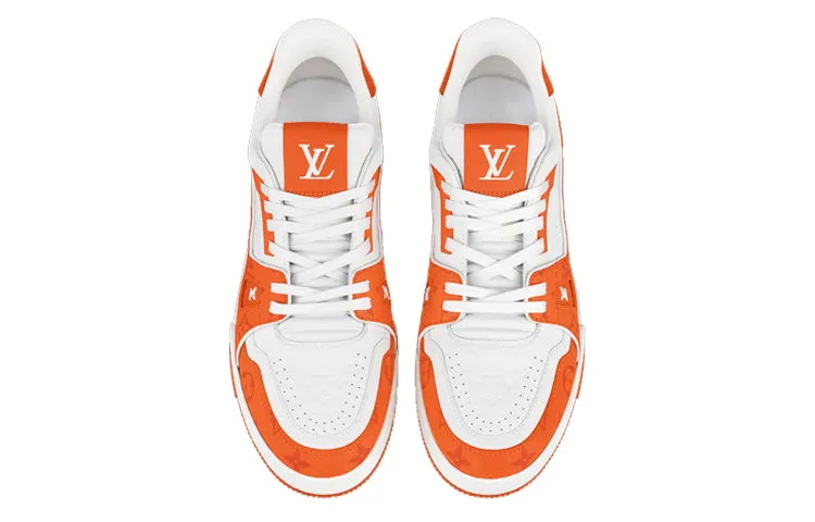 LOUIS VUITTON LV Trainers 'White Orange' 1ABOIS sold by KicksCrew product image thumbnail 3