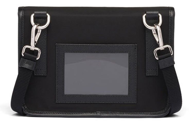 PRADA Saffiano logo-plaque smartphone holder 'Black' 2ZH108-2BBD-F0002 sold by KicksCrew product image thumbnail 2