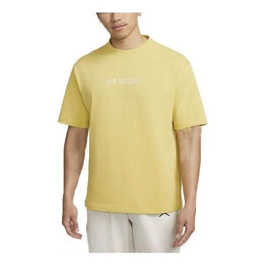 Air Jordan Logo T-Shirt 'Yellow' DO6100-701 sold by KicksCrew