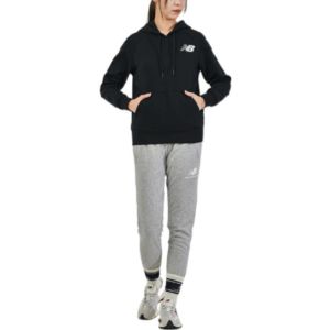(WMNS) New Balance Core Fleece Hoodie 'Black' WT83817-BK sold by KicksCrew