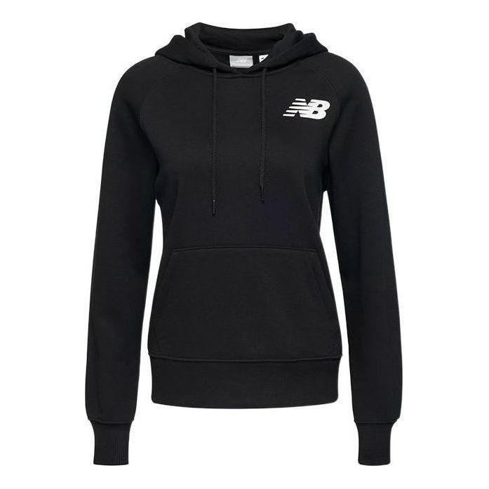 (WMNS) New Balance Core Fleece Hoodie 'Black' WT83817-BK sold by KicksCrew