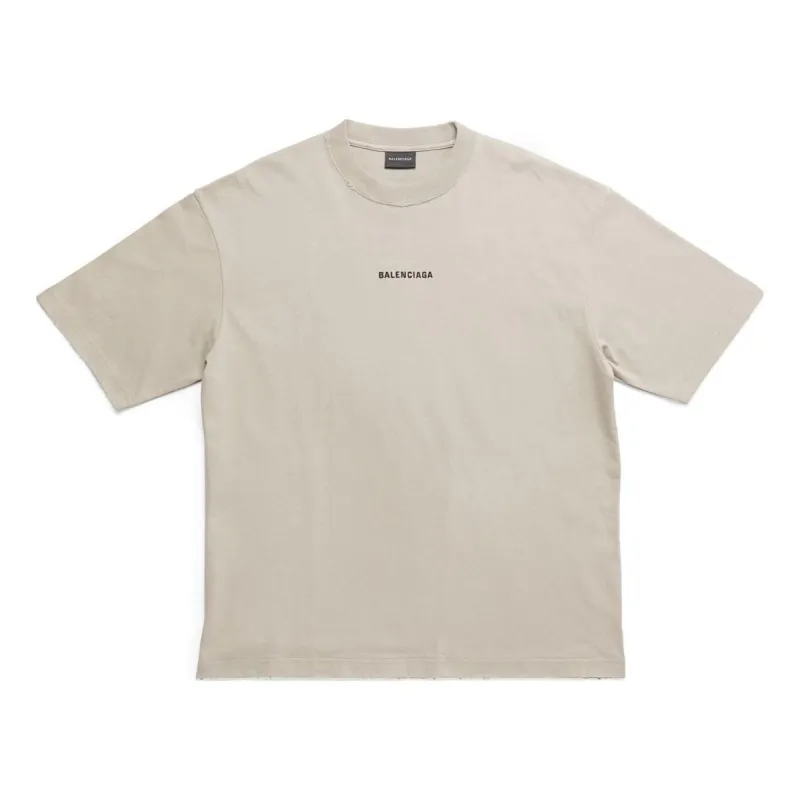 Balenciaga Balenciaga Back T-Shirt Medium Fit 'Beige' 612966TOVJ89763 sold by KicksCrew