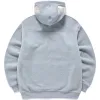 FILA FUSION Logo Printed Fleece Hoodie 'Grey White' T11U146201F-GY sold by KicksCrew